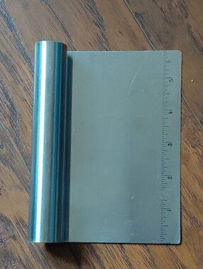 Progressive Stainless Steel Scraper Chopper Soap Cutter Bakery Dough Ruler Tool